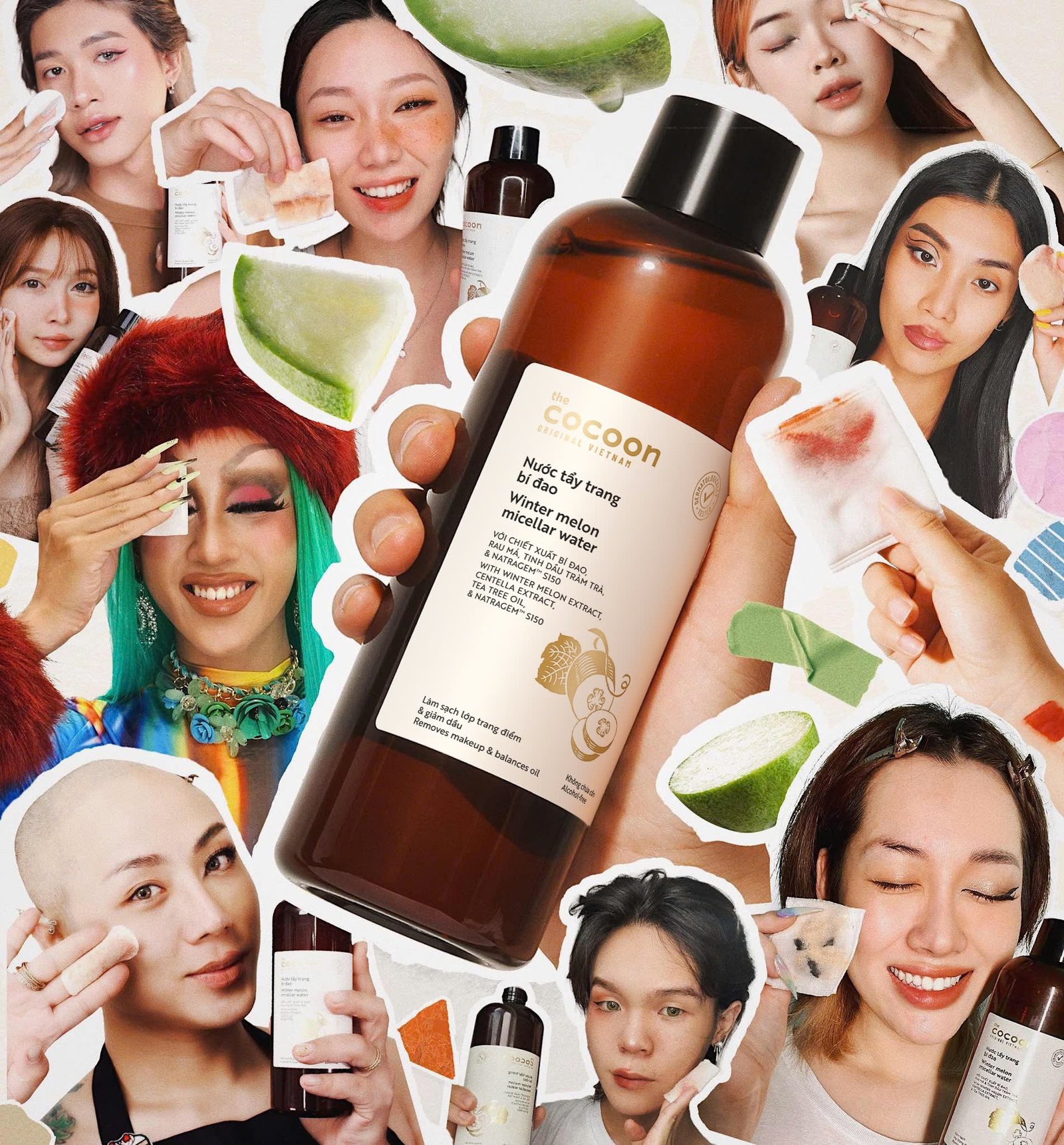 Cocoon Nước Tẩy Trang Bí Đao làm sạch da & chiến thắng ELLE Beauty Awards