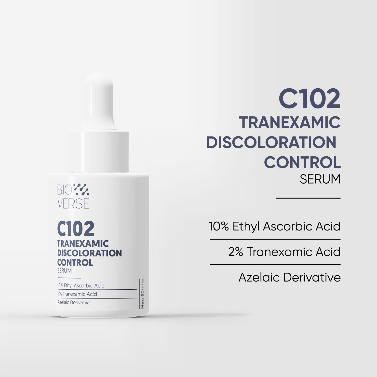 Bioverse - C102 TRANEXAMIC DISCOLORATION CONTROL SERUM