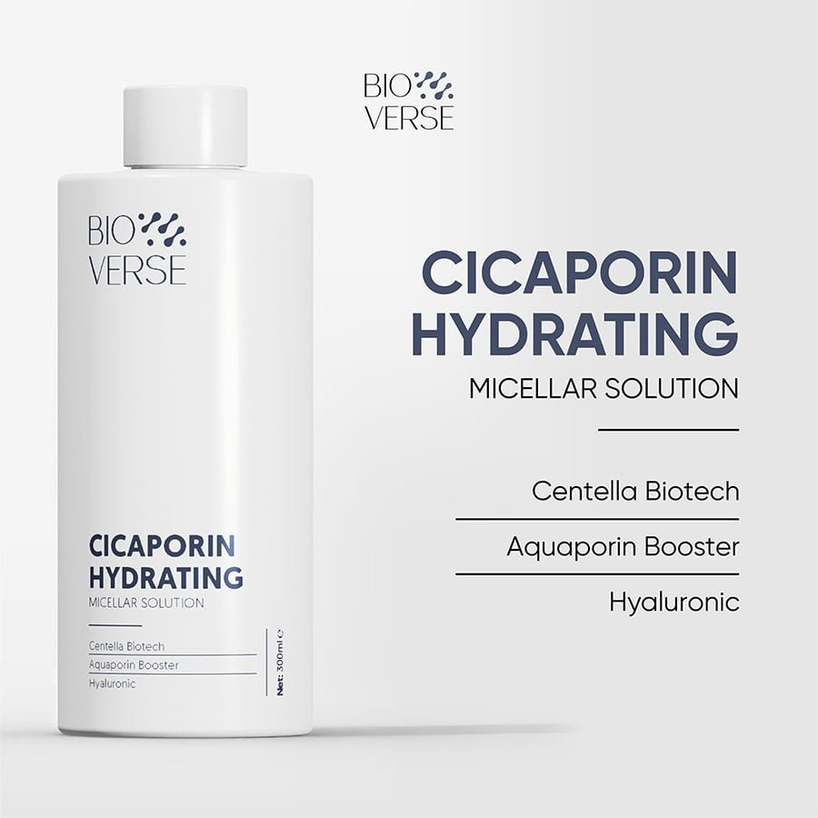 Bioverse - Nước Tẩy Trang Cicaporin Hydrating Micellar