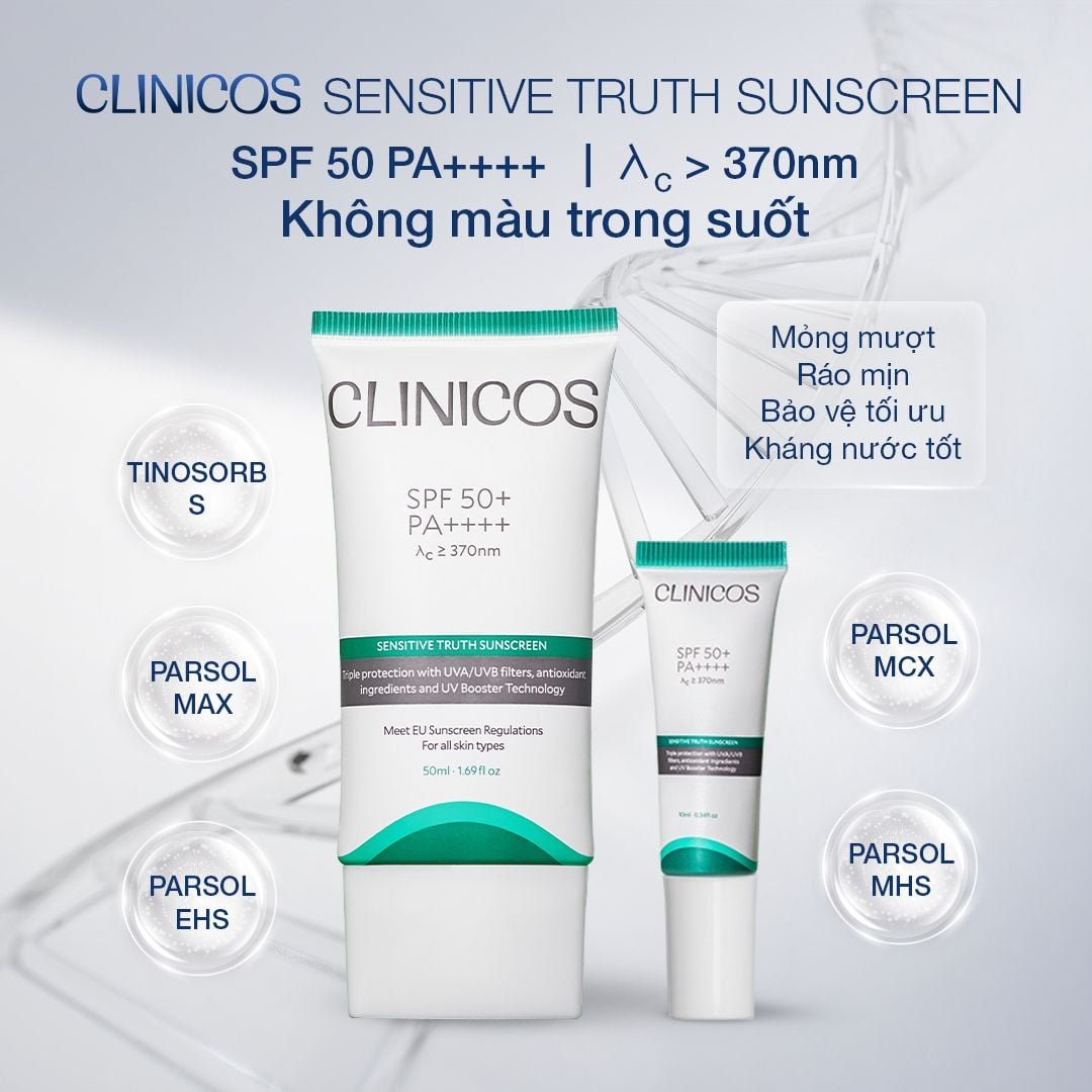 CLINICOS - SENSITIVE TRUTH SUNSCREEN