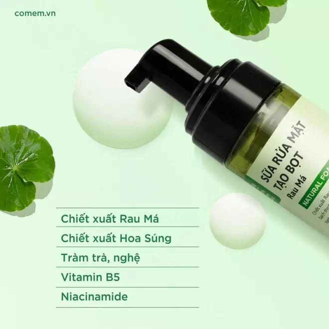 Cỏ Mềm - Sữa Rửa Mặt Rau Má Tạo Bọt