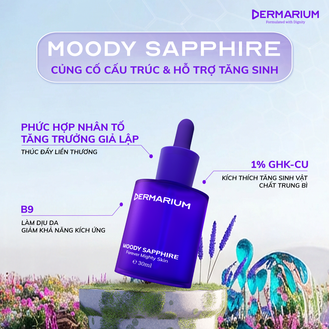 Dermarium - MOODY SAPPHIRE