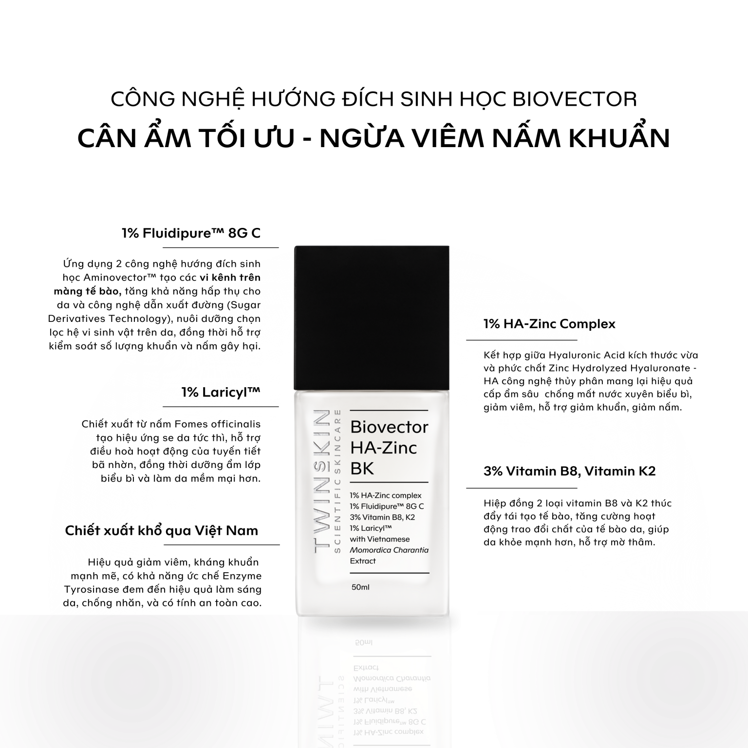 Twins Skin - BIOVECTOR HA-ZINC BK