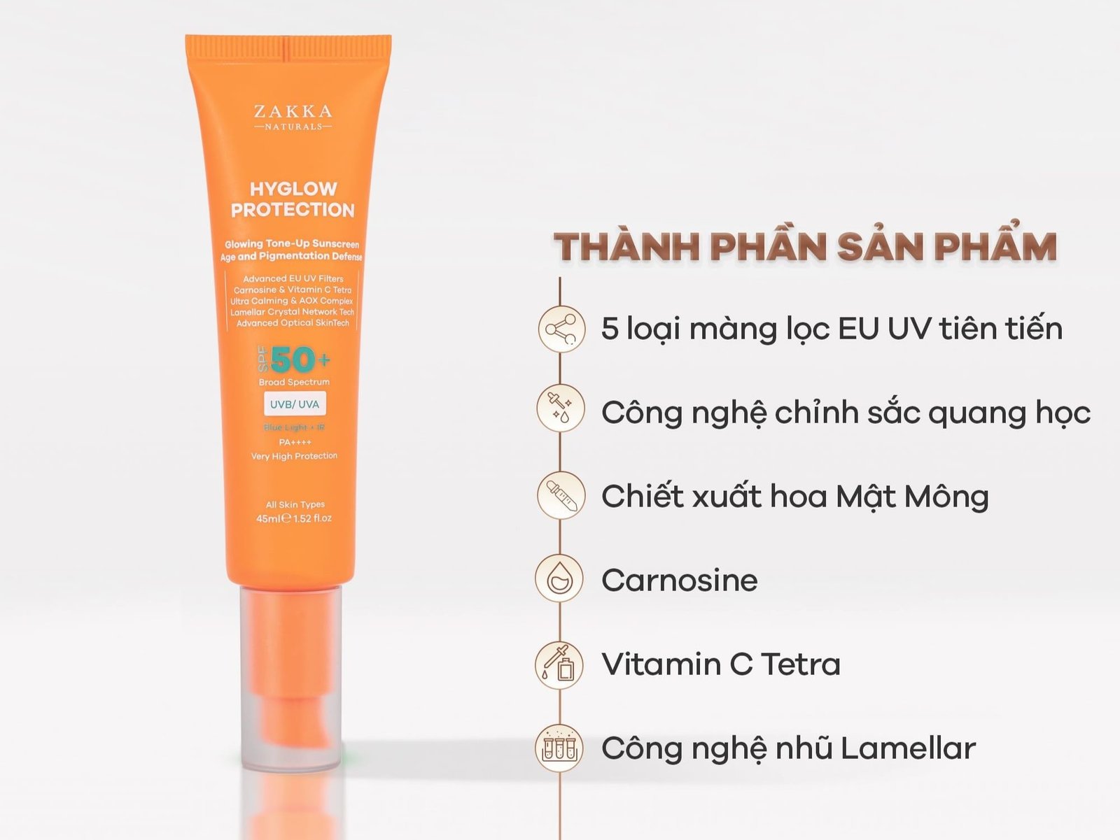 Zakka - Kem chống nắng Hyglow Protection