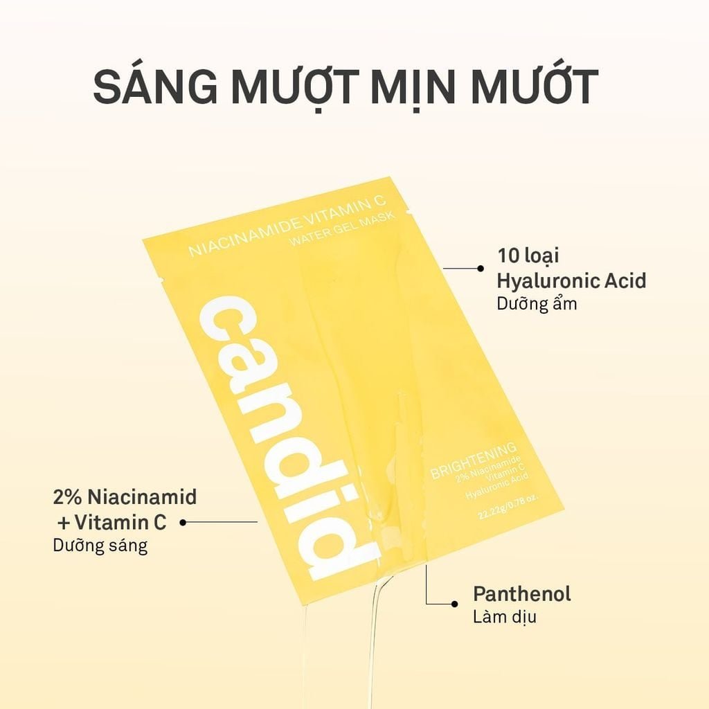 Candid - Mặt nạ dưỡng sáng Candid Niacinamide Vitamin C