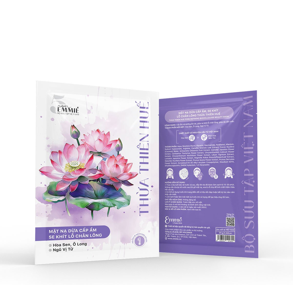 Emmié by HappySkin - Mặt Nạ Dừa Cấp Ẩm Se Khít Lỗ Chân Lông - Thừa Thiên Huế