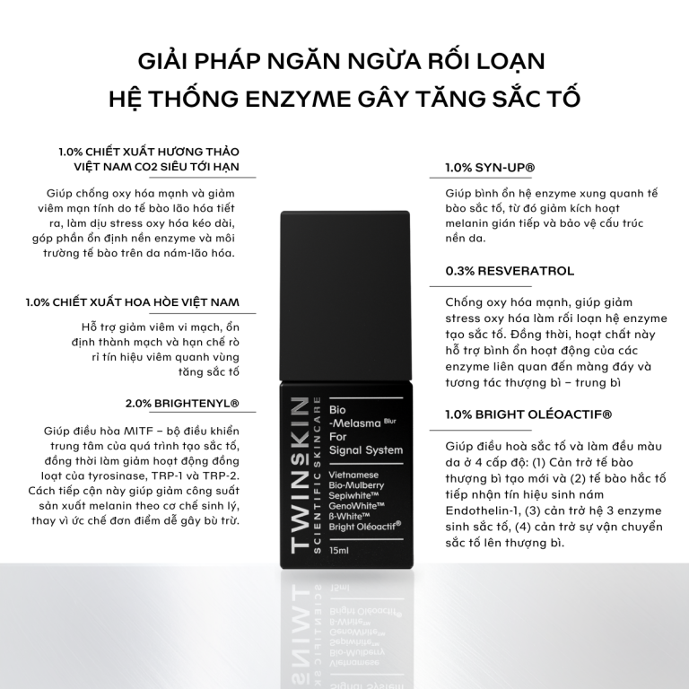 Twins Skin - BIO-BLUR MELASMA FOR ENZYME-SYSTEM