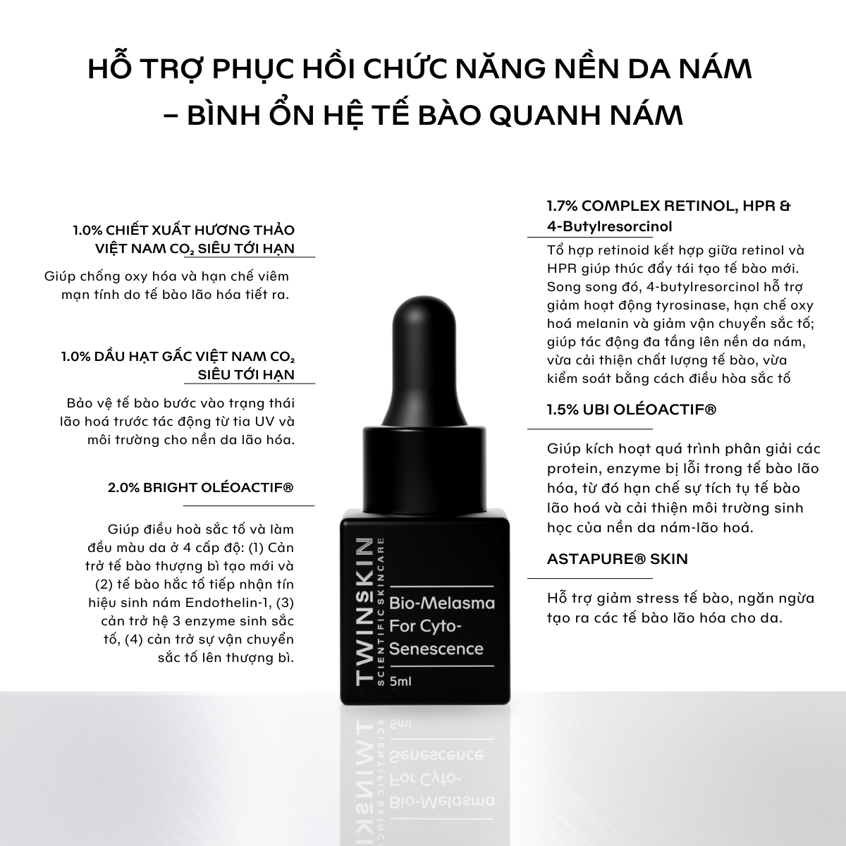 Twins Skin - BIO-MELASMA FOR CYTO-SENESCENCE