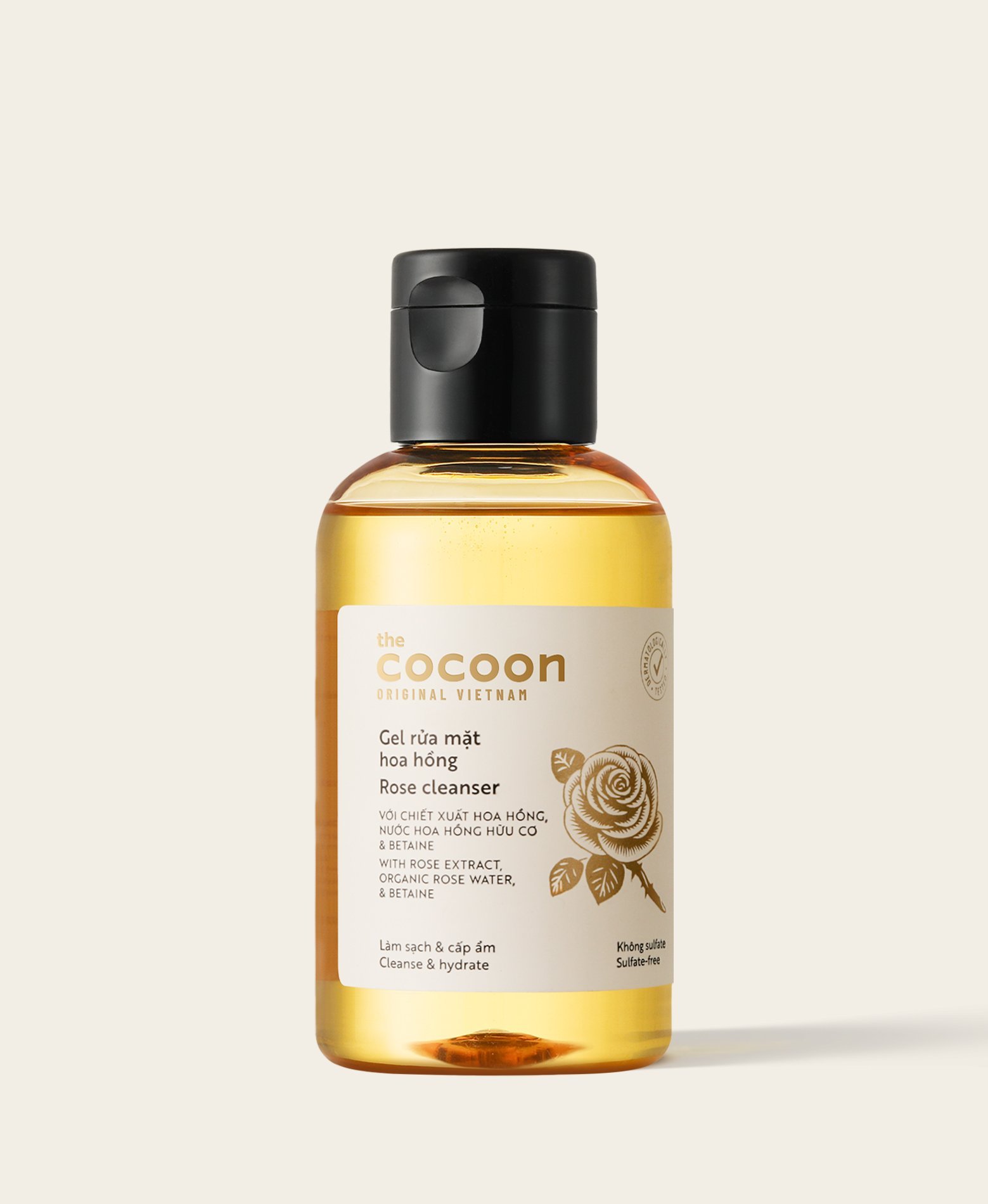 Cocoon - Gel rửa mặt hoa hồng