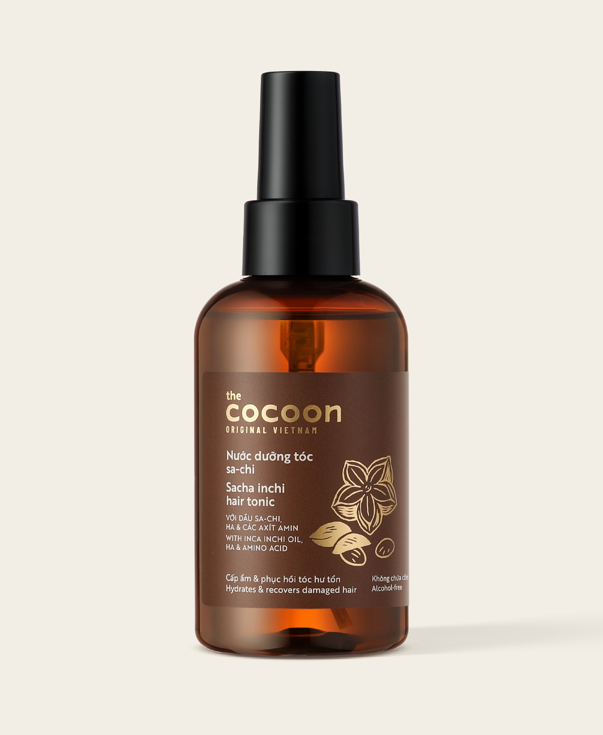 Cocoon - Nước dưỡng tóc sa-chi