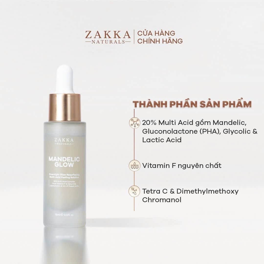 Zakka Naturals - Mandelic Glow Resurfacing Multi-Acid Peeling Solution